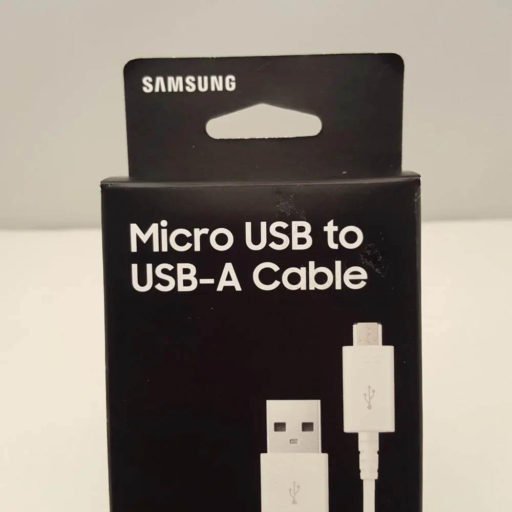 SAMSUNG MICRO USB TO USB-A CABLE - WHITE